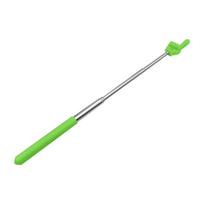 Retractable Teacher Pointers, Classroom Demonstration Sticks, Finger Batons, Early Education Toys, Creative Teaching Props, And Play Toys (1pc) One Size žalia