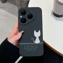 Phone Case For Huawei Pura 80 Pro Nova Y70 Y90 Y61 Y72 4E 5T 6 7 8 9 SE Cute Owl Pattern Soft Silicone Anti Drop Protective Back Cover For Huawei Capa Huawei Pura 80