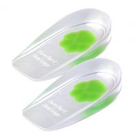 1 Pair U-shaped Heel Pads Super Soft Shock-absorbing Heel Cushion Comfortable Sticky Gel Shoe Wedge Inserts Gel Heel Cups 2025 M žalia