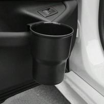 1 vnt. Daugiafunkcis automobilio puodelio laikiklis porankių dėžutei, durų šonui ir galinei sėdynei one-size juoda