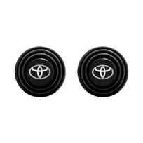 1/2/4 vnt. Automobilio durų amortizatorius, amortizuojanti pagalvėlė, atspari smūgiams, Toyota TRD Corolla E150 E120 VIOS Avensis Land Cruiser 200 Camry TRD 2pcs toyota black
