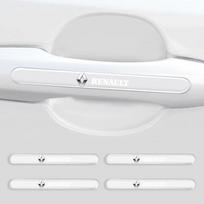 4 vnt./kompl. Automobilio durų rankenų apsauginiai lipdukai Automobilio stilius Renault Dacia Megane Clio Captur 2 3 4 Fulence Kadjar Duster Captur Logan Borui