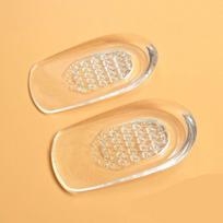 Silicone Heel Pad - Self-Adhesive, Shock-Absorbing, Comfortable, Invisible Half Insert for Height Increase (Unisex)