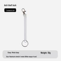 Spring Rope Anti-Theft Mobile Phone & Passport Lanyard - European Travel Essential