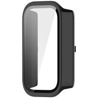Kietas PC dėklas Stiklas Xiaomi Mi Band 9 Active Išmaniajai laikrodžio apyrankei Ekrano apsauga Buferio korpusas Redmi Band 3 Miband 9 Active Xiaomi band 9 Active juoda