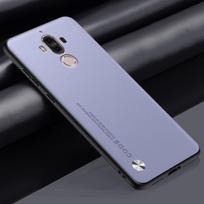 Dėklas Huawei Mate 9, prabangus PU odos telefono dėklas, skirtas Huawei Mate 9 Mate9, galinis dangtelis, matinis silikoninis, atsparus smūgiams, pilna apsauga For Huawei Mate 9 šviesiai violetinė spalva