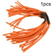 Sling Rod Rubber Band Replacement Tubular Elastic Bungee for Gaming Lengthened Thickened 5 Strand 18cm Orange