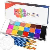20-Color Body and Face Oil Paint for Halloween and Christmas