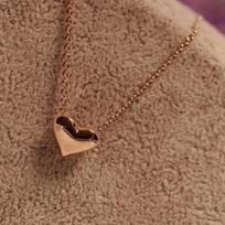 Women's Fashion Jewelry Gold Plated Heart Bib Statement Chain Pendant Necklace KTJ