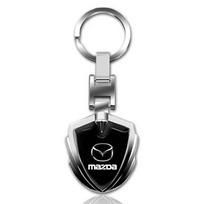 3D Metalinis Automobilio Stiliaus Raktų Pakabukas Raktų Grandinėlė Žiedas Raktų Laikiklis Stilius Automobilio Aksesuarai Skirta Mazda 3 6 CX5 2 CX3 CX9 MX5 RX8 Axela Demio MS CX5 2 Axela Demio juoda