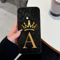 For Oppo Reno 15 14 13 12 11 10 Pro 15F 14F 13F 12F 11F Phone Case Simple Initial Letters Patterns Liquid Soft Silicone Shockproof Durable Back Covers OPPO Reno15 5G