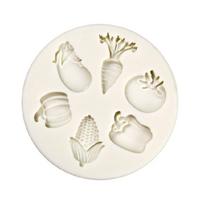 Vegetable Silicone Mold Chocolate Fondant Mould Scented Candle Ornaments Mold 1