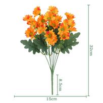 Vandeninė eglė Chrizantema Dirbtinė gėlė One Size oranžinė