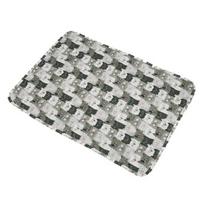 Pet Pee Pad šunų vystyklų kilimėlis Itin minkštas, kvėpuojantis animacinių filmų spaudinys Plaunamas šunų dresavimo kilimėlis naminių gyvūnėlių šlapimo kilimėlis S pilka