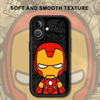 Marvel Cartoon Groot Iron Man Soft Cover Phone Case for iPhone XS Max 13 12 11 Pro Max XR 17 Air 16e 15 16 14 Plus iPhone 11