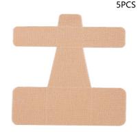 5Sheets Elastic Fabric Toe Separator Patches Bunion Hallux Valgus Corrector Thumb Correction Tenosynovitis Treat kūno spalva
