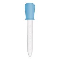 5Ml Child Baby Dropper Medicine Feeder Child Medicine Device Silicone Pipette Liquid Food Dropper Plastic Infant Supplies mėlyna