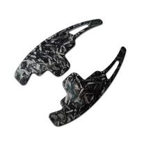 Automobilio vairo pavarų perjungimo mentelės Shift Paddle Mercedes-Benz A B C E klasėms CLA GLA CLS GLC GLE W176 W205 W246 C117 W218 pilka