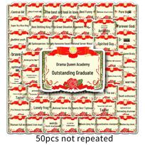 50 Original Doodle Prank Stickers for Computer, Phone, and Suitcase