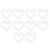 2/5/10pcs Heart Polystyrene Foam Creative Painting Drawing Heart Shaped Foam for Birthday Wedding Decor