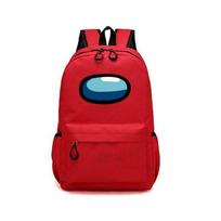 (Red) Among Us Shoulder Backpack School Bag Rucksack juoda