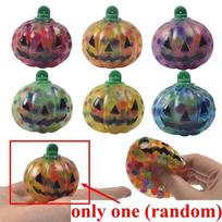 Soft Halloween Pumpkin Stress Balls Slow Resilience Squishy Squeeze Ball  Party Favors only 1pc (RANDOM)