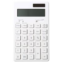 MUJI Standard 12 Digits 37355538 Calculator, Calculator, White, (KK-1154MS) balta