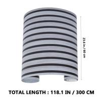 Peel and Stick Self Adhesive Waterproof Wall Panels Grey Slats Modern Accent Wall 60cmx300cm Kitchen Bathroom Removable sidabras