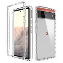 Clear Gradient Phone Case for Google Pixel 9/9 Pro/8A/6A 8Pro skaidri