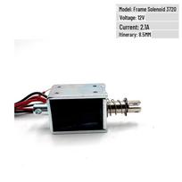 Hengda Compact 12V DC Push-Pull Frame Solenoid, 8mm Stroke