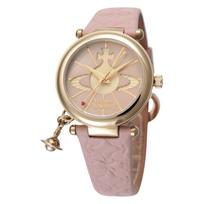 Vivienne Westwood Watch Orb Silver Pink Leather Quartz VV006PKPK [Vivienne Westwood] Women's Women's [Used]
