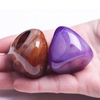 Sėkmės Madagaskaro juostiniam kūnui Heathy Raw Stone kolekcijos dovana ruda