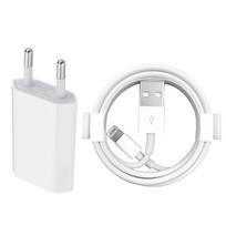 VAORLO apšvietimo įkrovimo adapteris 1M įkrovimo laidas skirtas 8 kontaktų greitam įkrovimui, skirtas iPhone 5 5s 6 6s 7 8 7plus Plug and Cable balta