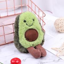 13 cm avokado raktų pakabukas su vaisiais, įdaryti pliušiniu žaislu, užpildytu lėlės raktų pakabuku, pagalvėlė vaikui