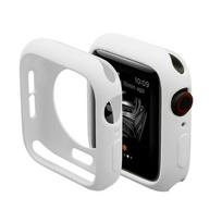 Dirželis Apple Watch apyrankei 44 mm 40 mm iWatch apyrankė 42 mm 38 mm ekrano apsauga Dėklo dangtelio priedai Apple laikrodžių serija 5 4 3 2 1 38mm Series 3 2 1 balta
