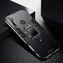 KEYSION smūgiams atsparus šarvų dėklas, skirtas OPPO Realme 6i 6 Pro žiedinio stovo buferiui silikonas + kompiuterio telefono galinis dangtelis, skirtas Realme 5i 5 Pro for Realme 6i juoda