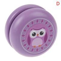 Mediniai „Yoyo“ žaislai su gyvūnais „Kid Yoyo Ball“ mediniai „yoyo“ žaislai vaikams 5.5*3.5cm C