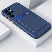 Saldainių spalvos kortelių kišenės telefono dėklas, skirtas Samsung S25 S24 FE S23 Ultra S22 Plus S21 A56 A36 A16 A55 A15 A35 A54 A34 A17 A37 A57 S26, minkštas apsauginis dangtelis Samsung A15