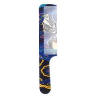 Comb Anti-skid Wear-resistant Unisex Excellent Barber Shop Professional Hair Brush for Family E blue