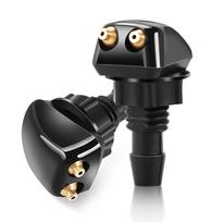 2x universalus priekinio stiklo ploviklio valytuvo purkštukas, skirtas opel astra ghjfk insignia vectra c zafira b antara corsa juoda