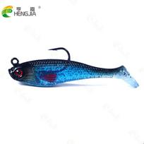 HENGJIA Jigging Vobleriai žvejybos masalas 8cm 10g minkštas masalas Dirbtinis silikoninis masalas Bass Lydekos žvejybos reikmenys