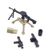 Kulkosvaidis MG34 Browning Dp-28 Ginklai SWAT Special Force MiniFigure Pistoletas Statybiniai blokai Rinkiniai Plytos Rinkiniai Ginklai Modelis Vaikams Žaislai