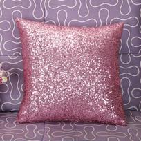 Ramidos vienspalviai blizgantys blizgučiai pagalvės užvalkalai kavinė Namų dekoro pagalvėlių užvalkalai One Size rožinė