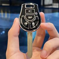 4 mygtukų TPU nuotolinio valdymo pulto raktų dėklas Fob Shell dangtelio odos laikiklis, skirtas Nissan Note Micra Juke Qashqai Tiida X-Trail Cube NV200 juoda