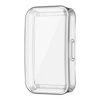 Viso ekrano apsauga, skirta Huawei Band 8 galvanizuoto TPU apsauginio dėklo korpuso dangtelio buferiui For Huawei Band 8 skaidri
