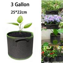 3 galonų augalų auginimo maišeliai Gėlių vazonai Audinių sodinimas Sodo įrankiai Jardin Vaisių ir daržovių sodo maišeliai beige