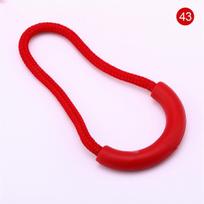 5 vnt. PVC užtrauktuko virvelė, užtrauktuko galvutė, traukiklis, spaustukas, pakeičiami galai, užraktas, drabužiai, kuprinė, bagažo aksesuaras raudona