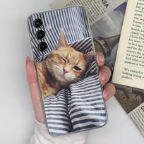 Dėklas, skirtas Samsung Galaxy S6 S7 edge+ S23 S22+ Ultra J3 4 5 6 mielas smūgiams atsparus permatomas silikoninis telefono dangtelio animacinis piešinys, skirtas Samsung Coque buferiui Samsung S23 Ultra