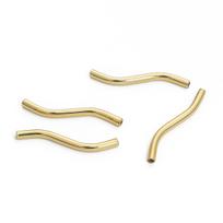 10 vnt 20 mm vario S formos vamzdelio karoliukai žavesio apyrankės karoliai auskarai pasidaryk pats papuošalų gamyba 2x20m 10pcs/bag