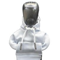 Rankenėlės perjungimo dangtelis Fashion Hoodie Pavarų rankena Pavarų svirtis Dekoratyvinis dangtelis Rankinis Automatinis Automobilis Automobilio interjero priedai balta